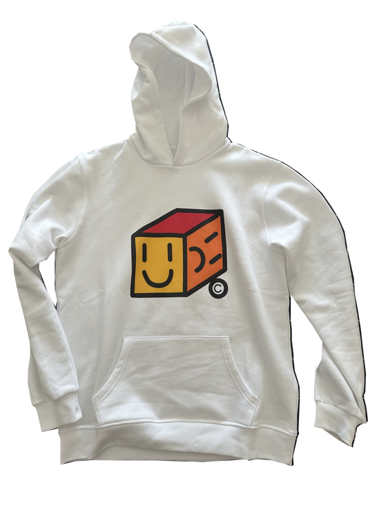 WHITE HOODIE "INTERNET IS A LIE"