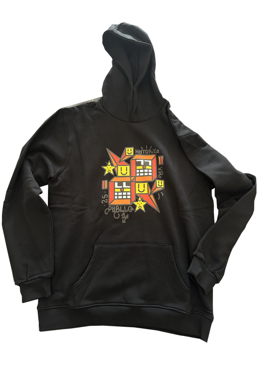 BLACK HOODIE "INTERNET IS A LIE"